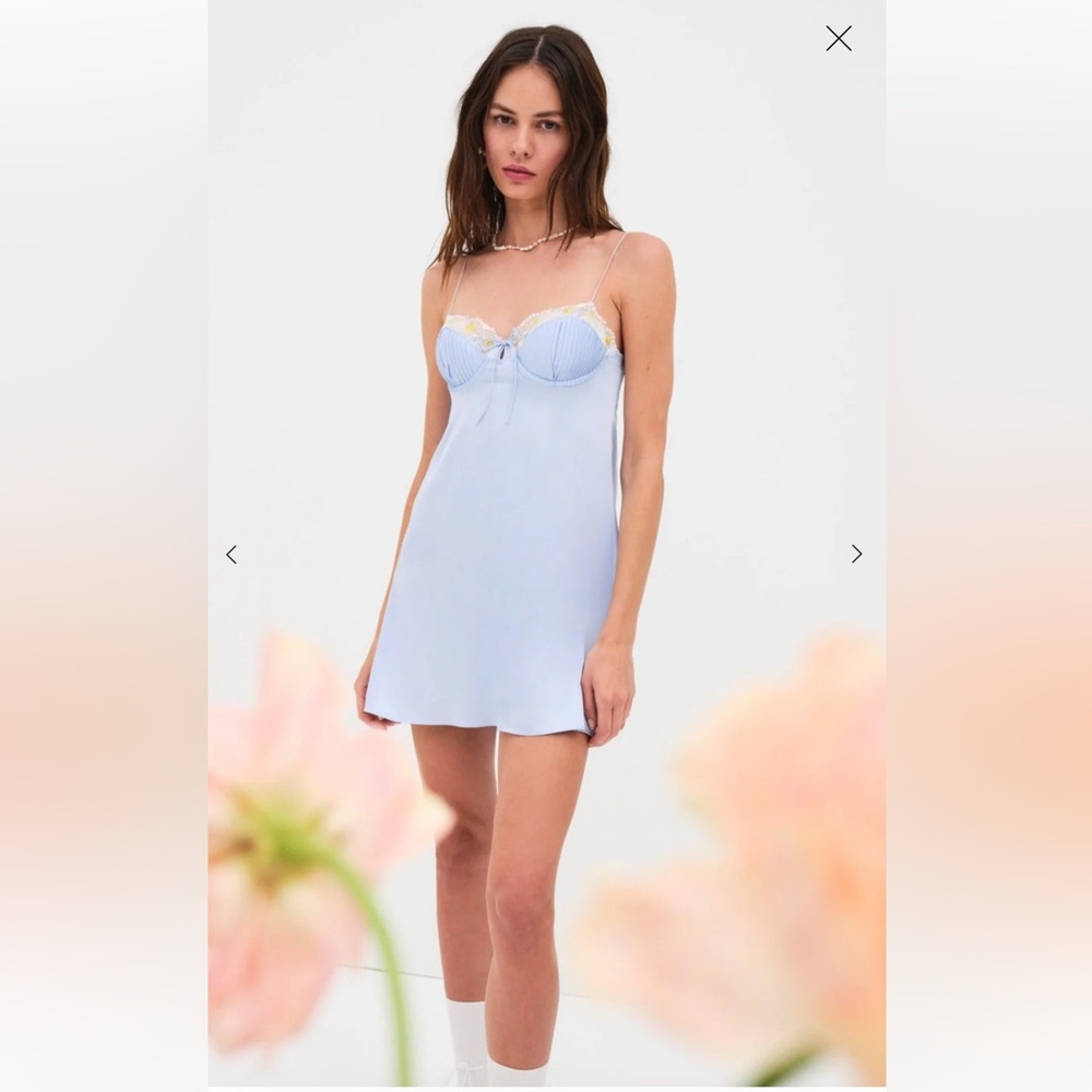 For Love and Lemons Paloma Slip Dress